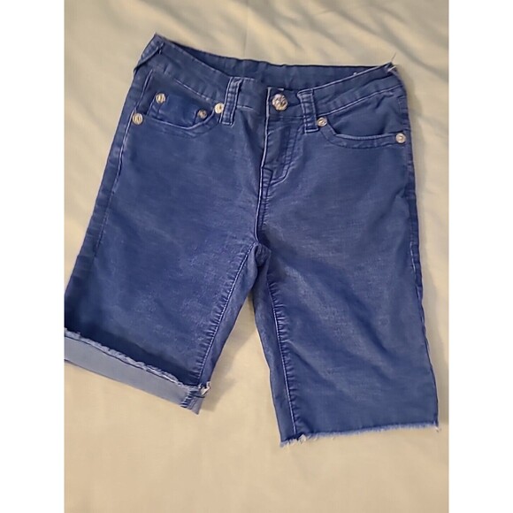 True Religion Shorts Kids 8 Blue  Relaxed - Picture 1 of 8